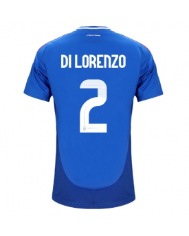 Billige Fotballdrakt Italia Giovanni Di Lorenzo #2 Replika Hjemmedrakt EM 2024 Kortermet